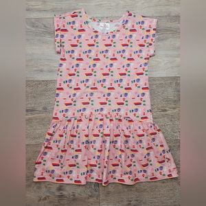 HANNA ANDERSSON Rainbow/Flower Dress